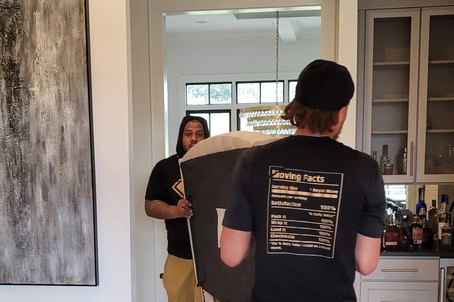 movers working during a moving loading furniture murfreesboro tn